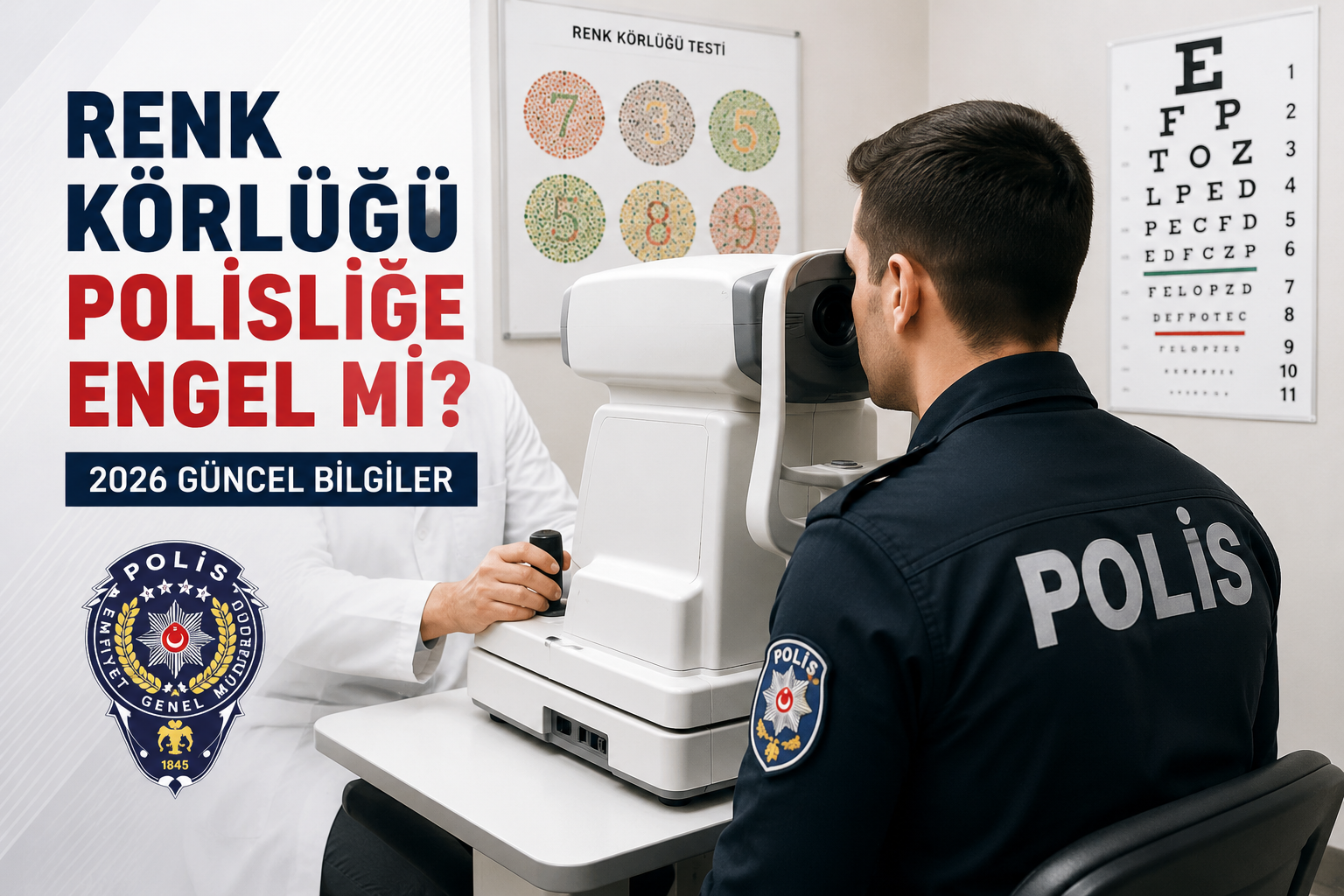 Renk körlüğü polisliğe engel mi 2026 güncel sağlık şartları
