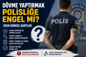 Dövme yaptırmak polisliğe engel mi 2026 güncel şartlar