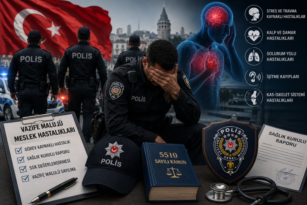 Polis Vazife Malullüğü Meslek Hastalıkları Listesi