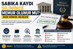 Sabıka kaydı silinince memur olunur mu 2026 bilgilendirme görseli